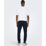 Only & Sons Heren Chino Broek ONSMARK PANT STRIPE GW 3727 tapered Blauw Volwassenen