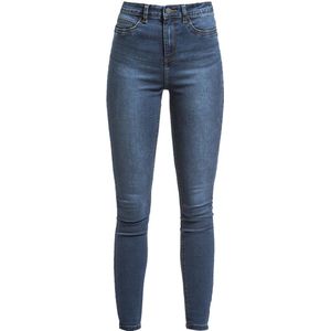 Noisy May - NMCallie HW Skinny Jeans - Donkerblauw - 75% Katoen - Skinny