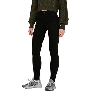 Noisy may Jeans Nmcallie Hw Skinny Black Jeans Noos 27007982 Black Denim Dames
