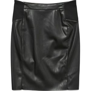 Vero Moda Vmbuttersia Hw Coated Skirt Noos Dames Rokken