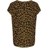 Jacqueline De Yong - Utrecht Milo - Blouse - Multi - Korte Mouwen - Ronde Hals