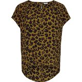 Jacqueline De Yong - Utrecht Milo - Blouse - Multi - Korte Mouwen - Ronde Hals