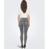 ONLY Skinny-fit-Jeans ONLBLUSH MID SK ANK RW REA0918 NOOS mit ausgefranstem Saum