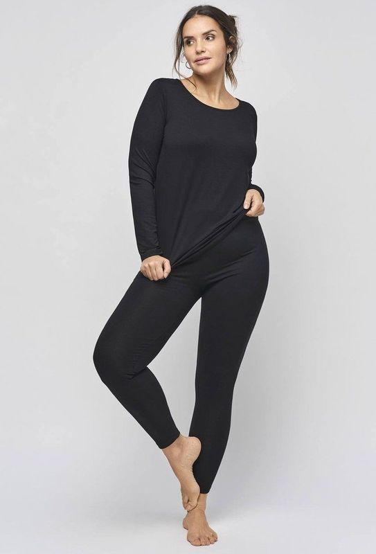 ONLY - CarmaKoma - Legging - Zwart - Elastische Taille - Slim Fit