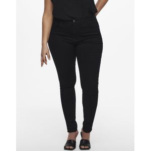 Only Carmakoma Jeans Caraugusta Hw Skinny Jeans Black No 15184632 Black Dames