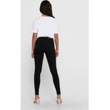 Only - Jeans - Dames - Zwart - Denim - Mid Pushup Skinny Fit