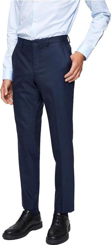 Selected Slim Mylostate Flex Een Broek Blauw Man