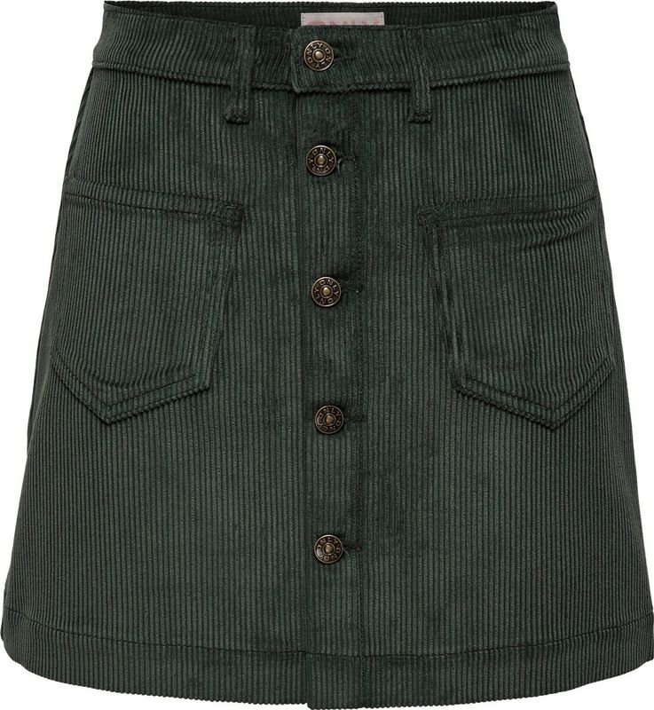 Onlamazing - Korte Rok - High Waist - Knoopsluiting - Voorzakken