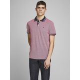 JACK & JONES - Polo - Rood - Korte Mouwen - Piquétricot - 100% Katoen