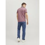 JACK & JONES - Polo - Rood - Korte Mouwen - Piquétricot - 100% Katoen