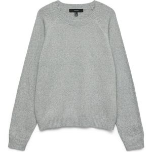 Gebreide Pullover - Glitterdetail - O-hals - Lange Mouwen - Regular Fit