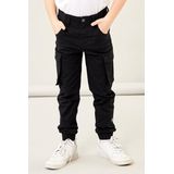 NAME IT - Nkmryan Cargo R Twi Pant - Cargobroek - Zwart - Regular Fit