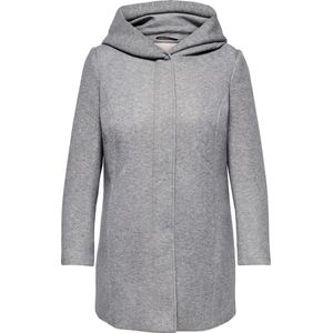 ONLY Carmakoma Carsedona Light Coat OTW Noos damesmantel, lichtgrijs gem., XL
