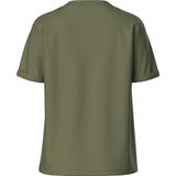 Pieces - Pcria Ss Fold Up Solid Tee Jrs Noos Bc - Dames - t-Shirts