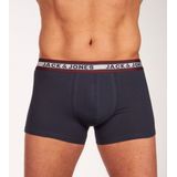 JACK & JONES Jacoliver trunks (5-pack), heren boxers normale lengte, zwart, groen, grijs, donkerrood en blauw
