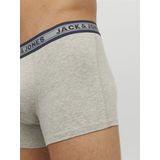 JACK & JONES Jacoliver trunks (5-pack), heren boxers normale lengte, zwart, groen, grijs, donkerrood en blauw