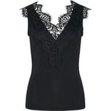 Pieces - Lace top Ilu - Dames Hemd - Kanten - 85% Polyamide - 15% Elastaan