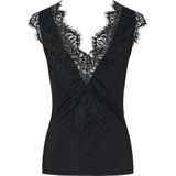 Pieces - Lace top Ilu - Dames Hemd - Kanten - 85% Polyamide - 15% Elastaan