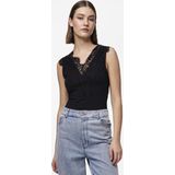Pieces - Lace top Ilu - Dames Hemd - Kanten - 85% Polyamide - 15% Elastaan