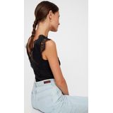 Pieces - Lace top Ilu - Dames Hemd - Kanten - 85% Polyamide - 15% Elastaan