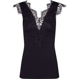 Pieces - Lace top Ilu - Dames Hemd - Kanten - 85% Polyamide - 15% Elastaan