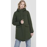 Knus - Parka - Groen - Gerecycled Polyester - Capuchon