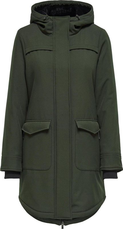Knus - Parka - Groen - Gerecycled Polyester - Capuchon