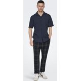 Onslinus - Tapered Fit Chinobroek - Grijs - Twill - Elastische Tailleband