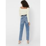 Onlveneda - High Waist Mom Fit Jeans - Blauw - Katoen