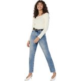 Onlveneda - High Waist Mom Fit Jeans - Blauw - Katoen