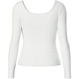 Pieces T shirt Pckitte Ls Top Noos Bc 17101437 Bright White Dames