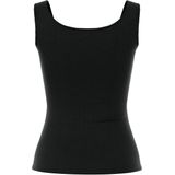 Gevoerde Zoom/Rand - Geribbeld Gebreid - Jersey - Effen - Mouwloos