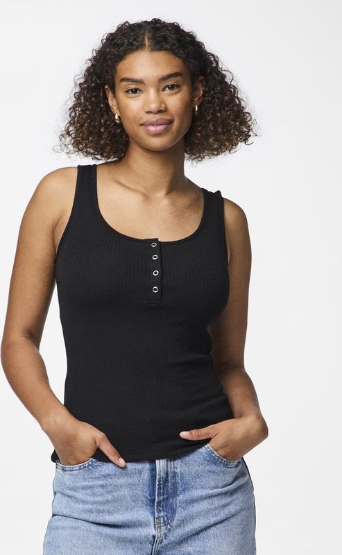 Gevoerde Zoom/Rand - Geribbeld Gebreid - Jersey - Effen - Mouwloos