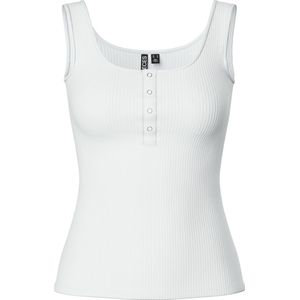 PIECES Dames Pckitte Tank Top - Wit (Bright White)