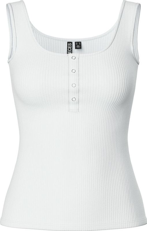 PIECES Dames Pckitte Tank Top - Wit (Bright White)