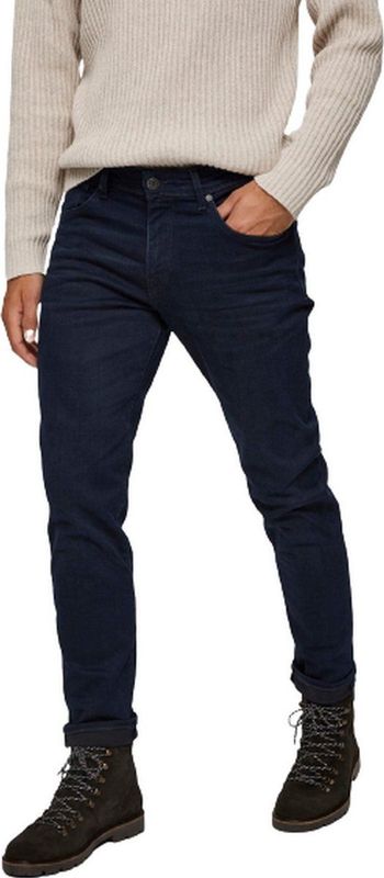 Selected Homme Heren Jeans Broeken STRAIGHT SCOTT regular/straight Fit Blauw Volwassenen