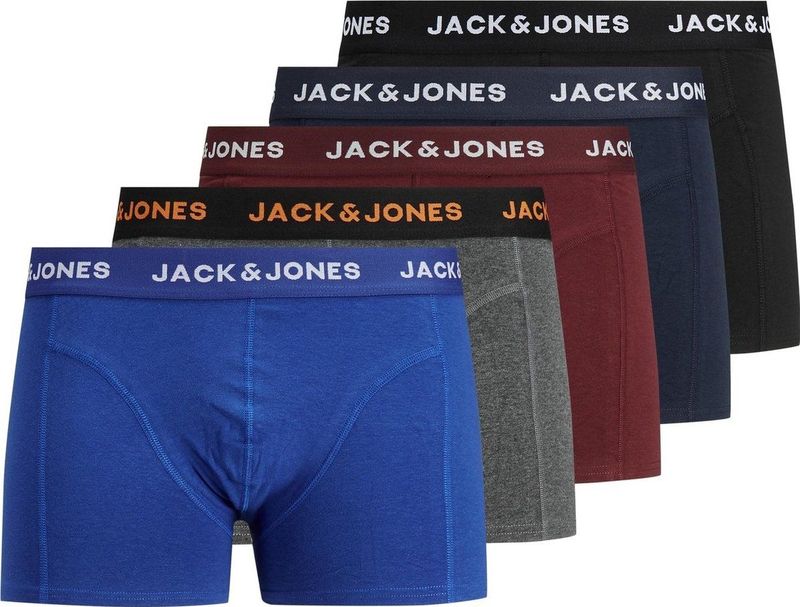 Jack&jones Additionals Jacblack Friday Trunks 5 Pack Ln Heren Onderbroek
