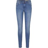 TANYA - Skinny Jeans - Blauw - Stretchmateriaal - Mid Rise