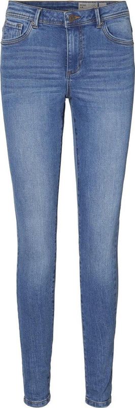 TANYA - Skinny Jeans - Blauw - Stretchmateriaal - Mid Rise