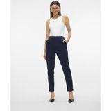 VERO MODA Dames Klassieke Zakelijke Broek Basis Pak Pantalon VMMAYA, Colour:Blue-2, Size:XL / 30L, Beenlengte:L30