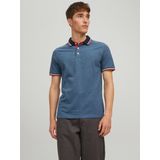 JACK & JONES - Polo - Korte Mouwen - Donkerblauw - Katoen