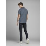 JACK & JONES - Polo - Korte Mouwen - Donkerblauw - Katoen