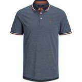 JACK & JONES - Polo - Korte Mouwen - Donkerblauw - Katoen