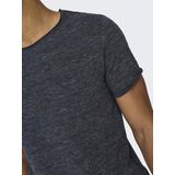 Shirt - Albert - Effen - Jersey - Normale Pasvorm - Kwartmouw