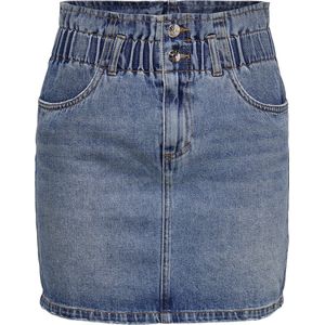 Rok - Millie - Denim - Effen - Aansluitende Pasvorm - Kort/Mini