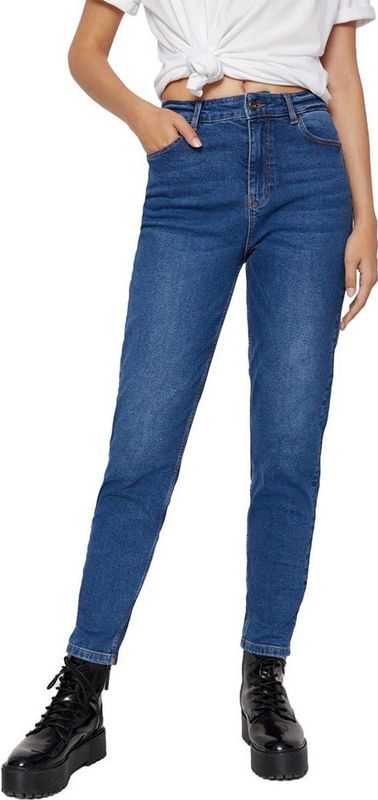 Jeans - Capri Broek - Blauw - Denim - Tapered Pasvorm
