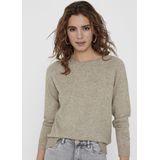 Only Trui Onllesly Kings Pullover Knt Noo 15170427 Beige/w. Melange Dames
