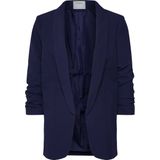 Pieces Boss 3/4 Blazer Blauw Vrouw