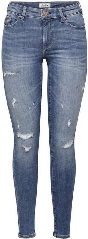 Onlcarmen life reg sk an des agi661 noos Medium blue denim