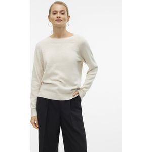 Vero Moda Trui Vmdoffy Ls O neck Blouse Ga Noos 10201022 Birch/melange Dames